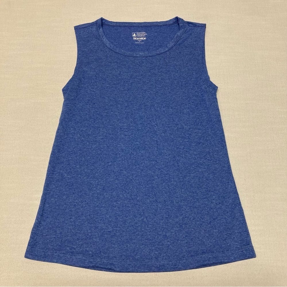 Eastern Mountain Sports Techwick Essence Sleeveless Muscle Tank Blue